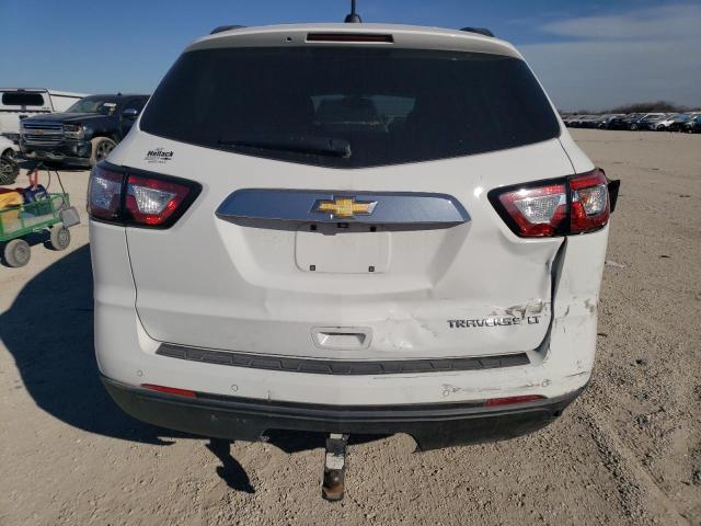 1GNKRGKDXGJ340419 - 2016 CHEVROLET TRAVERSE LT WHITE photo 6