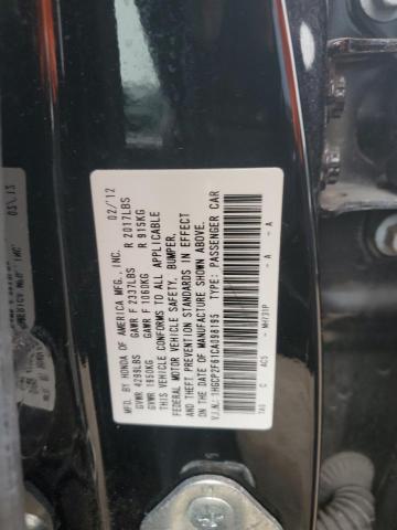 1HGCP2F61CA098195 - 2012 HONDA ACCORD SE BLACK photo 12