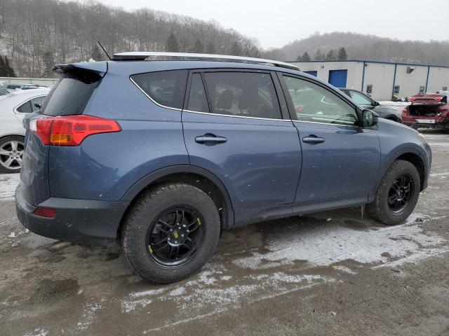 JTMZFREV6DD011260 - 2013 TOYOTA RAV4 LE BLUE photo 3