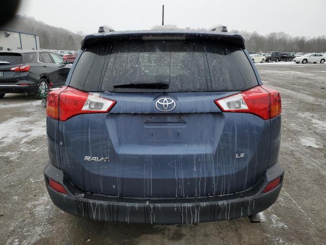 JTMZFREV6DD011260 - 2013 TOYOTA RAV4 LE BLUE photo 6