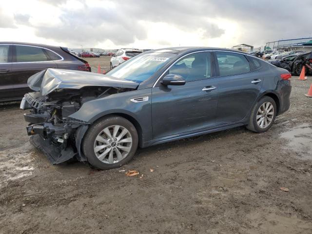 5XXGU4L30GG007085 - 2016 KIA OPTIMA EX CHARCOAL photo 1