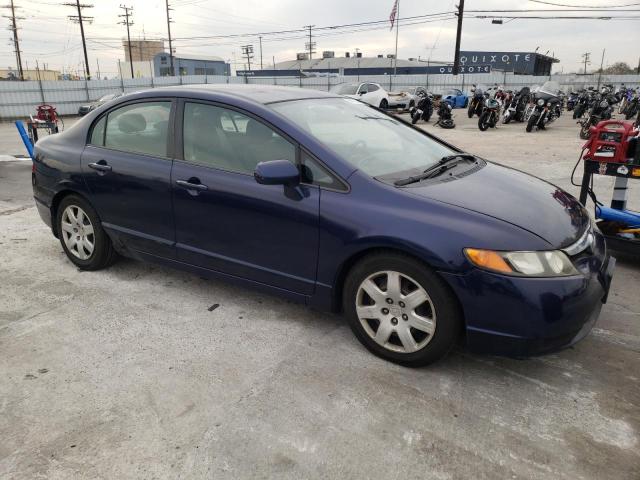 2HGFA16528H523531 - 2008 HONDA CIVIC LX BLUE photo 4