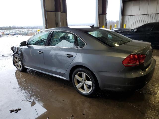 1VWBP7A39DC116059 - 2013 VOLKSWAGEN PASSAT SE GRAY photo 2