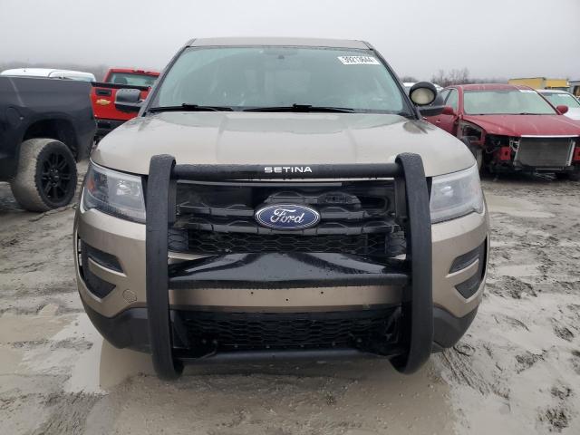1FM5K8AR6JGB34852 - 2018 FORD EXPLORER POLICE INTERCEPTOR ذهبي صورة 5