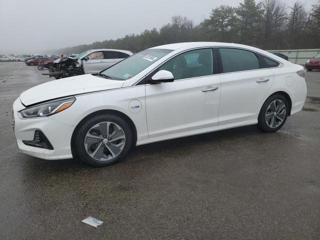 KMHE14L26KA093400 - 2019 HYUNDAI SONATA PLUG-IN HYBRID WHITE photo 1