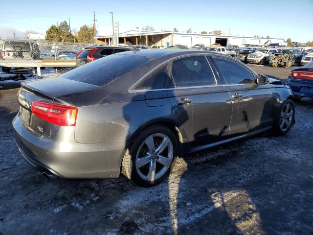 WAUHGAFC9EN073705 - 2014 AUDI A6 PRESTIGE GRAY photo 3