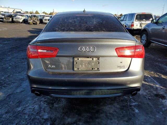 WAUHGAFC9EN073705 - 2014 AUDI A6 PRESTIGE GRAY photo 6