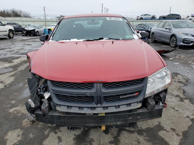 1C3CDZAB6EN166639 - 2014 DODGE AVENGER SE RED photo 5