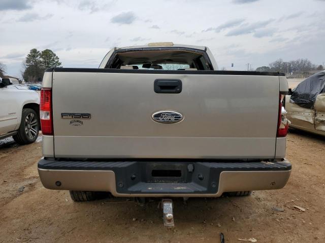 1FTPW14596FA23775 - 2006 FORD F150 SUPERCREW GOLD photo 6