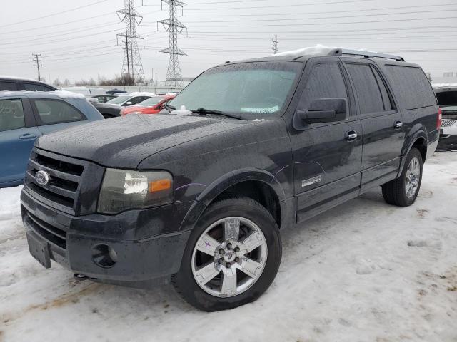 1FMFK20557LA11818 - 2007 FORD EXPEDITION EL LIMITED BLACK photo 1