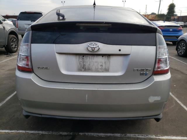 JTDKB20U657054435 - 2005 TOYOTA PRIUS SILVER photo 6