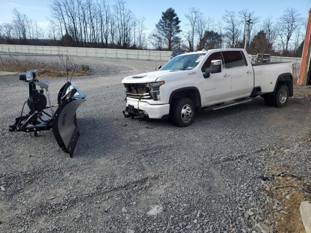 1GC4YVEY7NF308695 - 2022 CHEVROLET SILVERADO K3500 HIGH COUNTRY WHITE photo 1