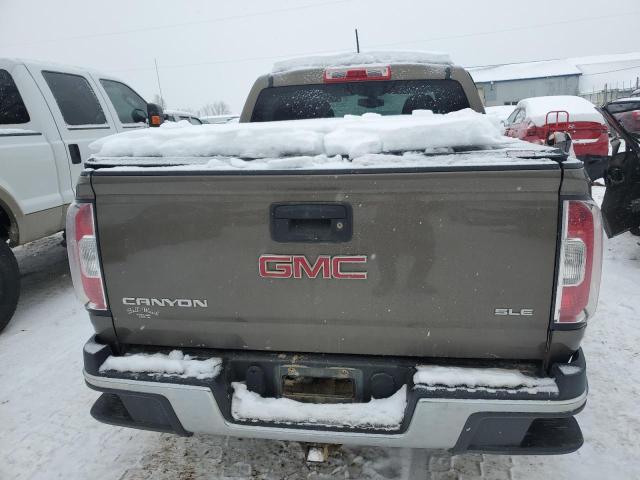 1GTG6CE38G1304571 - 2016 GMC CANYON SLE BROWN photo 6