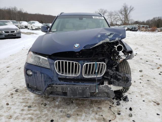 5UXWX9C57E0D29465 - 2014 BMW X3 XDRIVE28I BLUE photo 5