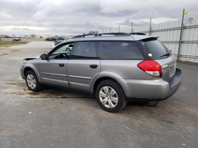 4S4BP60CX87313797 - 2008 SUBARU OUTBACK GRAY photo 2