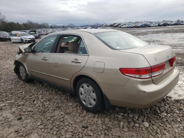 1HGCM55373A038388 - 2003 HONDA ACCORD LX TAN photo 2