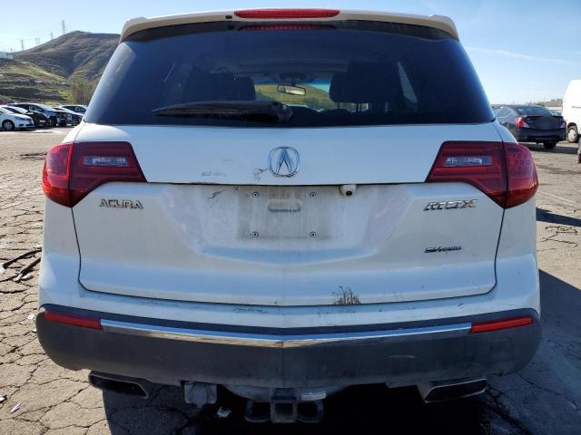 2HNYD2H50AH531810 - 2010 ACURA MDX ADVANCE WHITE photo 6