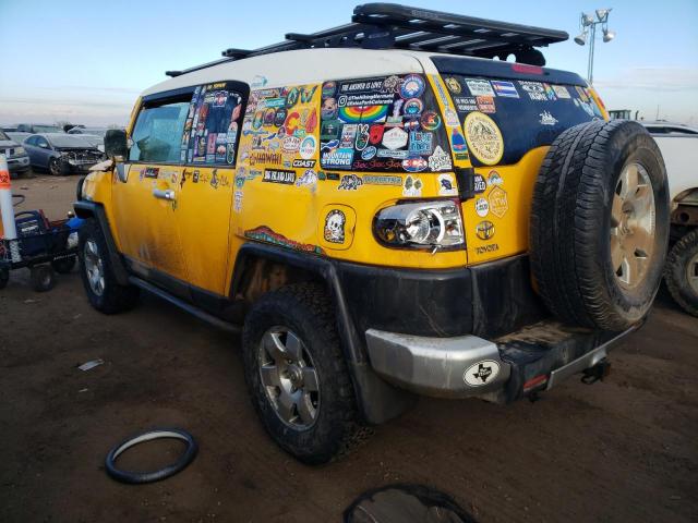 JTEBU11F670055323 - 2007 TOYOTA FJ CRUISER YELLOW photo 2