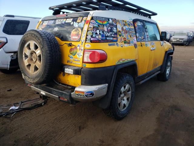 JTEBU11F670055323 - 2007 TOYOTA FJ CRUISER YELLOW photo 3