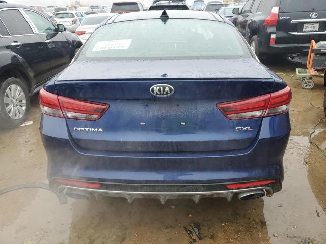 5XXGV4L27HG172573 - 2017 KIA OPTIMA SXL BLUE photo 6