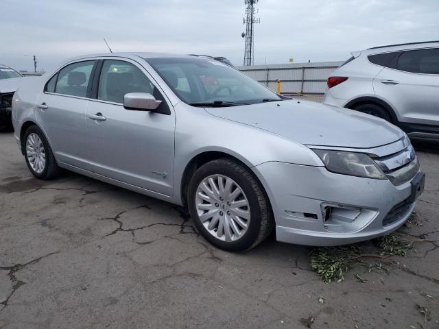 3FADP0L33CR270286 - 2012 FORD FUSION HYBRID SILVER photo 4