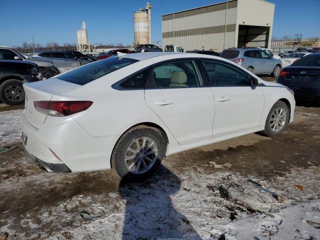 5NPE24AF1KH817025 - 2019 HYUNDAI SONATA SE WHITE photo 3