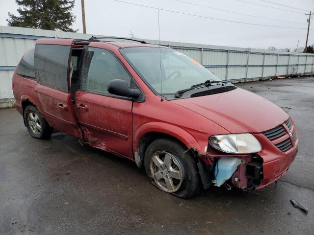 2D4GP44L36R627993 - 2006 DODGE GRAND CARA SXT RED photo 4