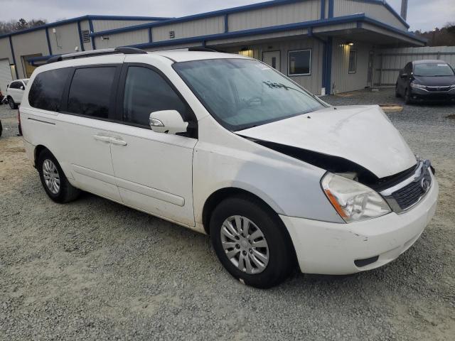 KNDMG4C75C6463251 - 2012 KIA SEDONA LX WHITE photo 4