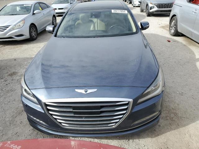 KMHGN4JE8GU113288 - 2016 HYUNDAI GENESIS 3.8L BLUE photo 5