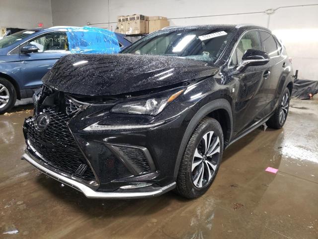 JTJBARBZ5K2199539 - 2019 LEXUS NX 300 BASE BLACK photo 1