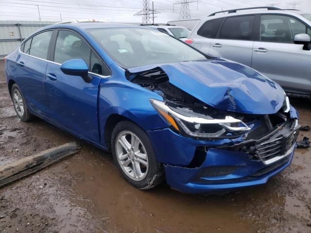 1G1BE5SMXH7112453 - 2017 CHEVROLET CRUZE LT BLUE photo 4