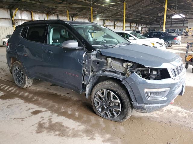 3C4NJDDB3JT485597 - 2018 JEEP COMPASS TRAILHAWK BLUE photo 4