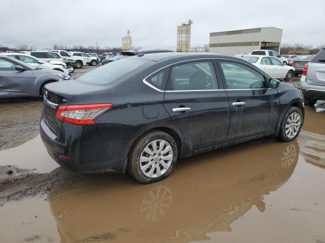 3N1AB7AP1FL683666 - 2015 NISSAN SENTRA S BLACK photo 3