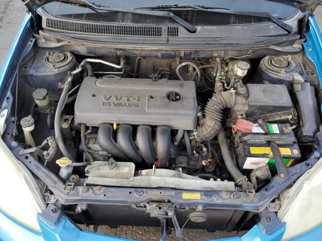 2T1KR32EX5C347504 - 2005 TOYOTA COROLLA MA XR BLUE photo 11