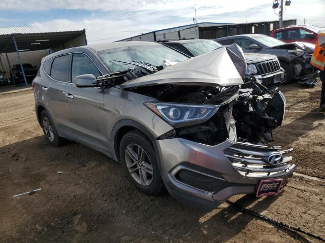 5NMZTDLB2JH066974 - 2018 HYUNDAI SANTA FE S GRAY photo 4