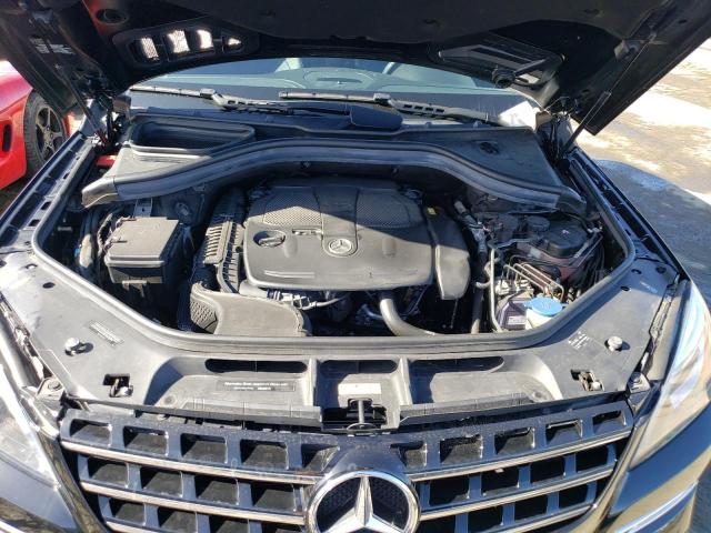 4JGDA5HB6FA587384 - 2015 MERCEDES-BENZ ML 350 4MATIC BLACK photo 12