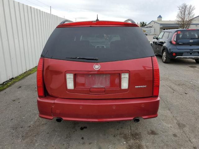 1GYEE637880146090 - 2008 CADILLAC SRX RED photo 6