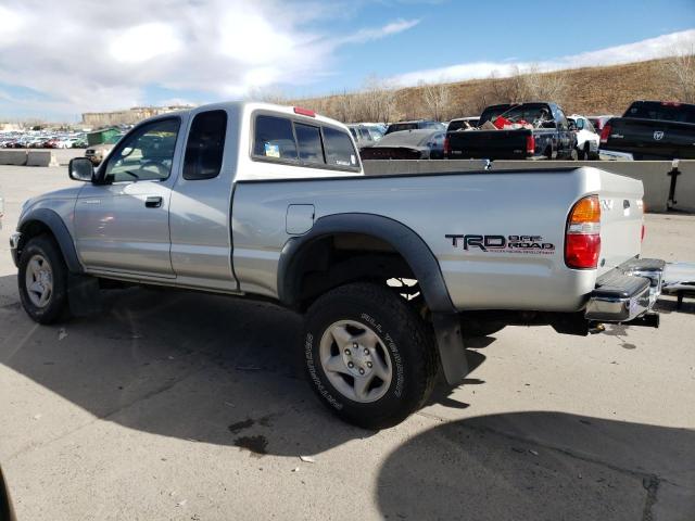 5TESM92N42Z137925 - 2002 TOYOTA TACOMA XTRACAB PRERUNNER SILVER photo 2