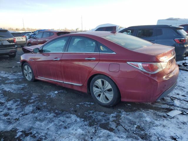 KMHEC4A41DA099087 - 2013 HYUNDAI SONATA HYBRID RED photo 2