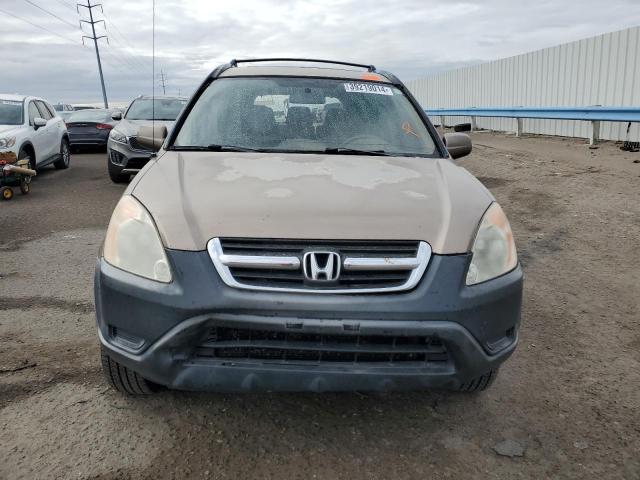 JHLRD78833C031084 - 2003 HONDA CR-V EX BEIGE photo 5