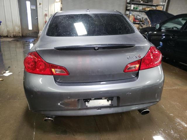 JN1CV6AR8AM460079 - 2010 INFINITI G37 GRAY photo 6