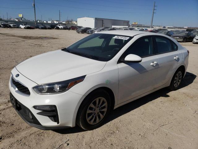 3KPF24AD9KE106891 - 2019 KIA FORTE FE WHITE photo 1