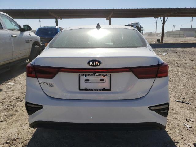 3KPF24AD9KE106891 - 2019 KIA FORTE FE WHITE photo 6