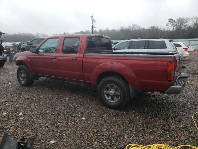 1N6ED29X44C409514 - 2004 NISSAN FRONTIER CREW CAB XE V6 RED photo 2