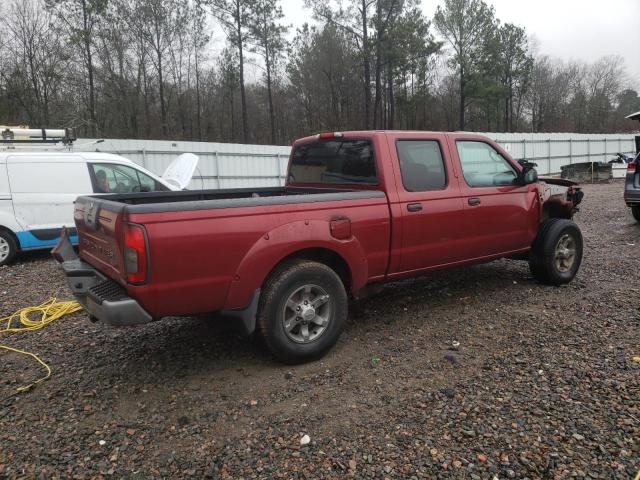 1N6ED29X44C409514 - 2004 NISSAN FRONTIER CREW CAB XE V6 RED photo 3