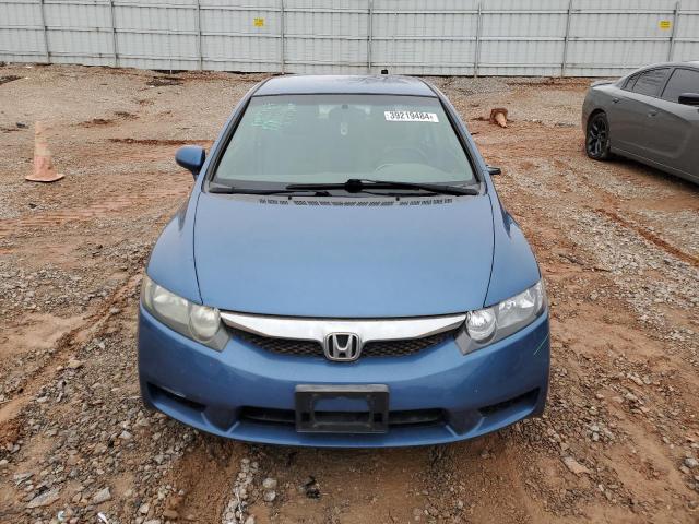 19XFA16529E038740 - 2009 HONDA CIVIC LX BLUE photo 5