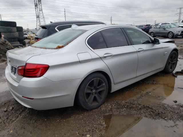 WBAXH5C58CDW11643 - 2012 BMW 528 XI SILVER photo 3