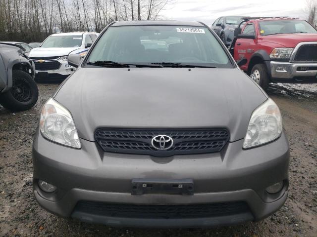 2T1KR30E25C360704 - 2005 TOYOTA COROLLA MA XR GRAY photo 5