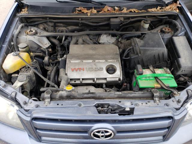 JTEGP21A640043191 - 2004 TOYOTA HIGHLANDER BASE BLUE photo 12