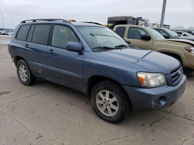 JTEGP21A640043191 - 2004 TOYOTA HIGHLANDER BASE BLUE photo 4